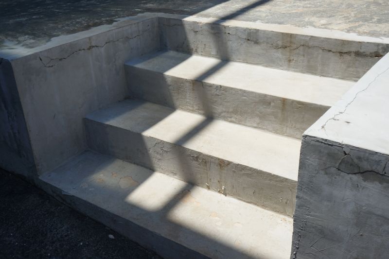 Concrete Steps with Railing